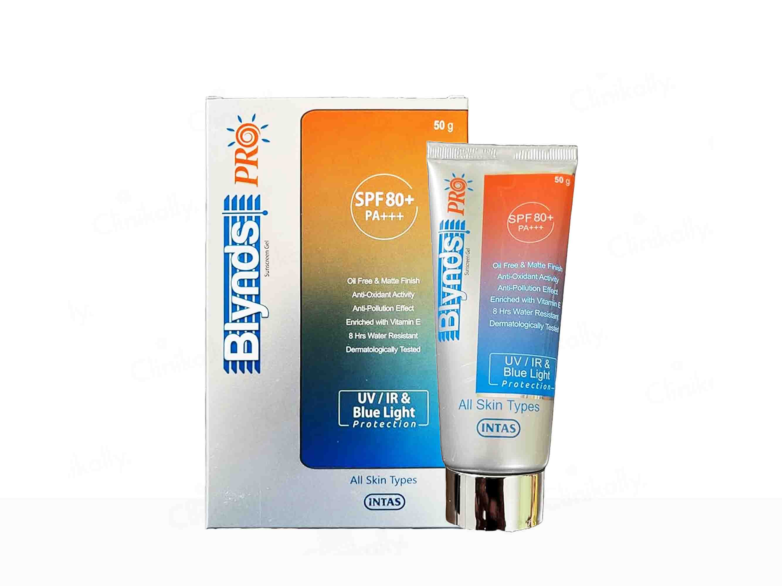 Blynds Pro Sunscreen Gel SPF 80+ PA+++