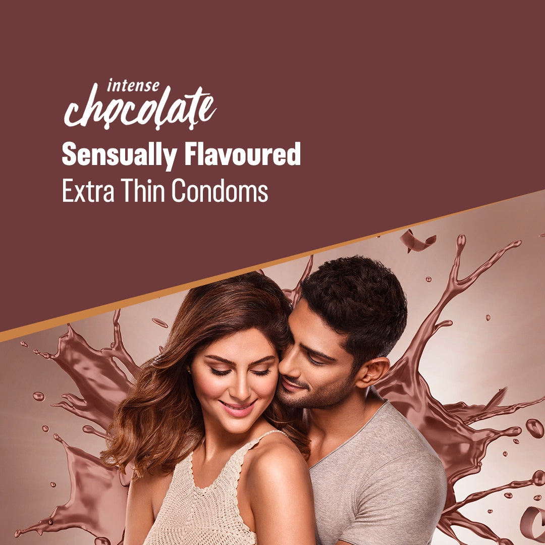 Durex Extra Thin Intense Chocolate Flavoured - 3 Condoms