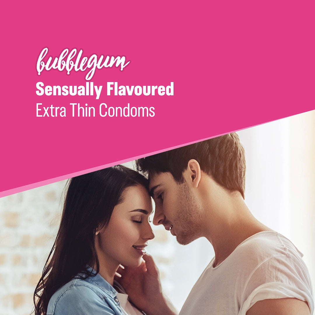 Durex Extra Thin Bubblegum Flavoured - 12 Condoms