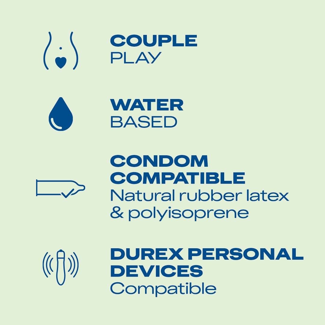 Durex Naturals Water-Based Intimate Lubricant For Men & Women