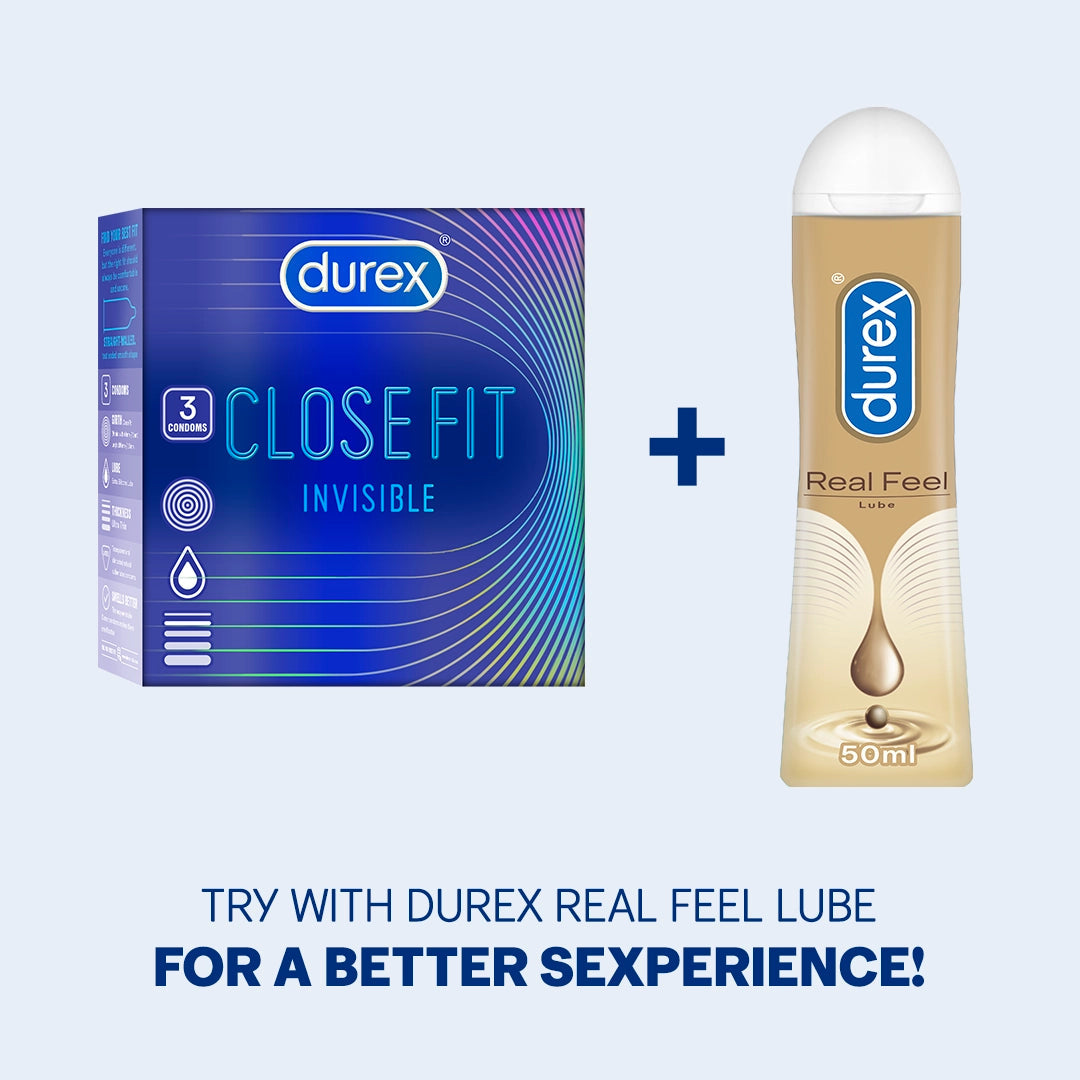 Durex Close Fit Invisible - 3 Condoms