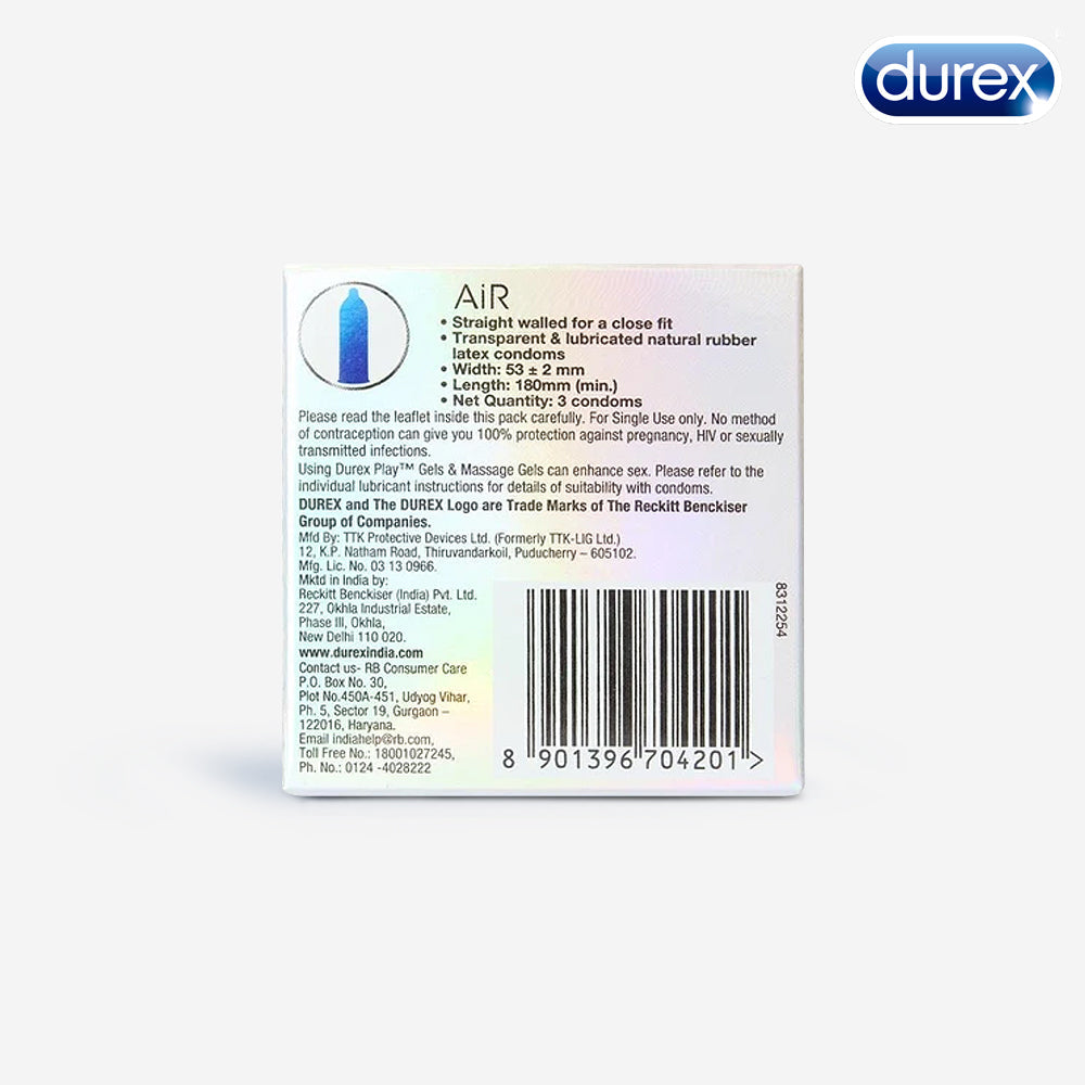 Durex Air Ultra Thin Condom 3s