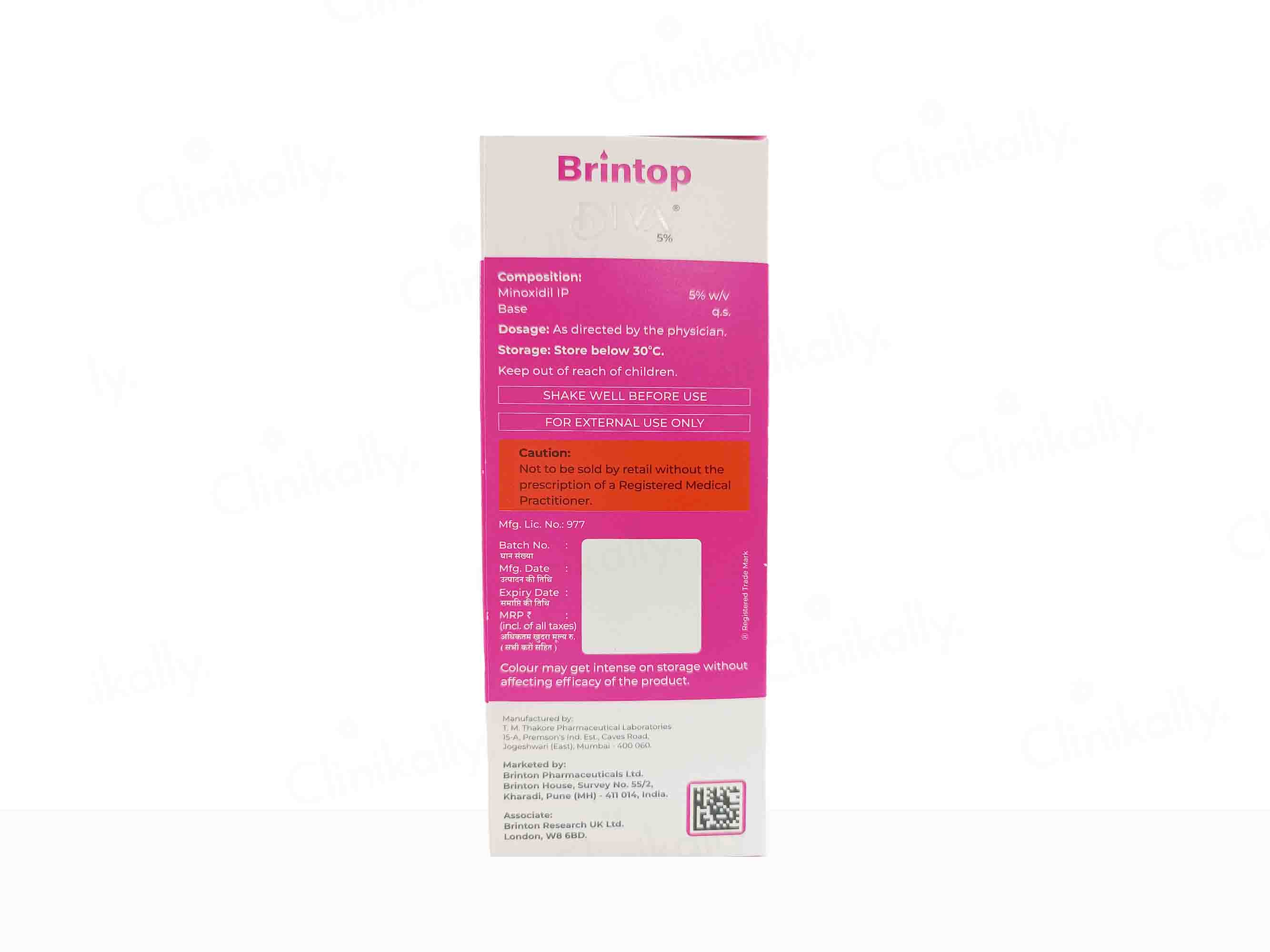 Brintop Diva 5% Topical Solution