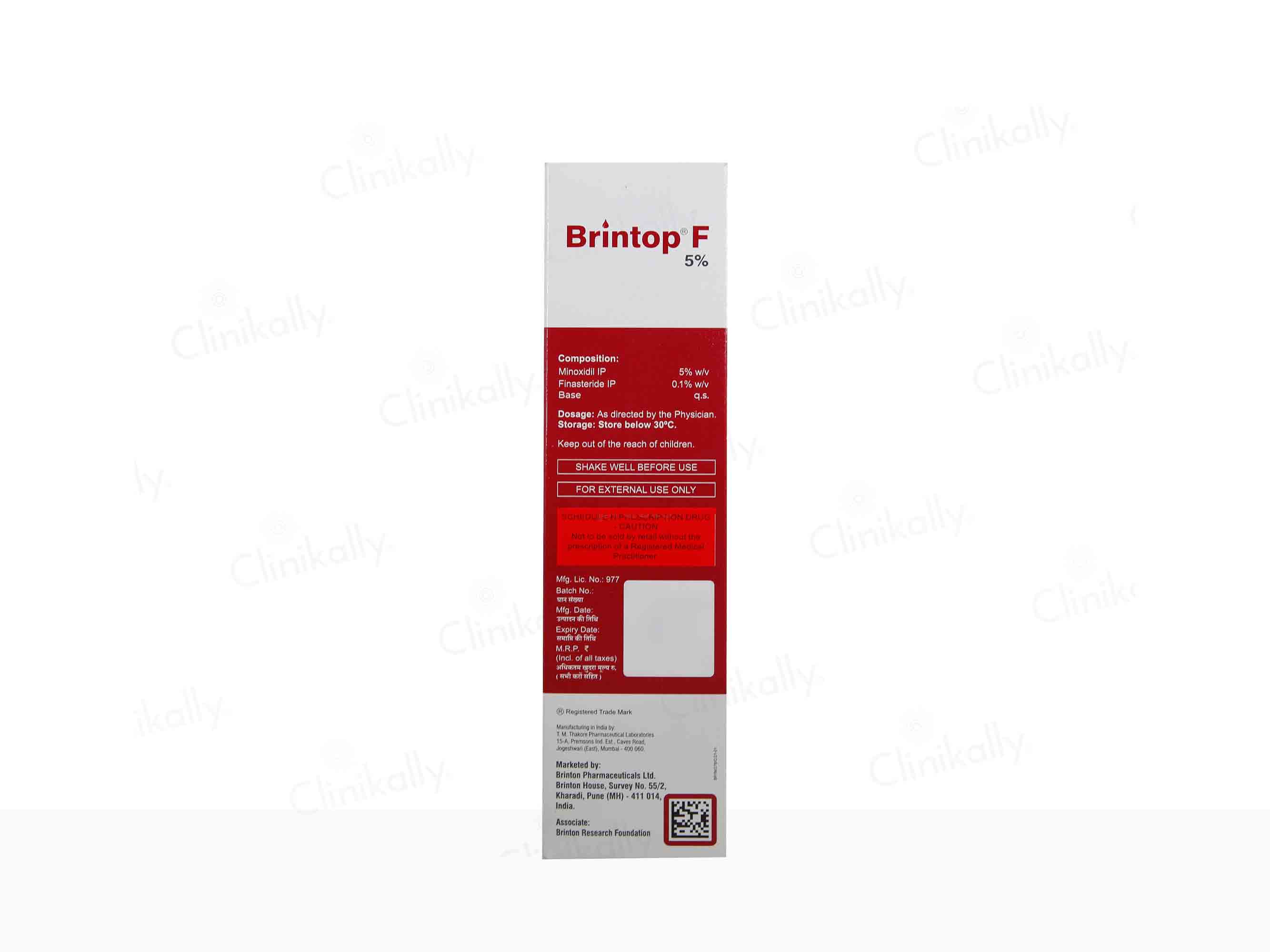 Brintop F 5% Topical Solution