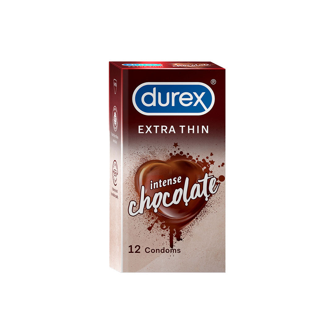 Durex Intense Chocolate Flavoured - 12 Condoms