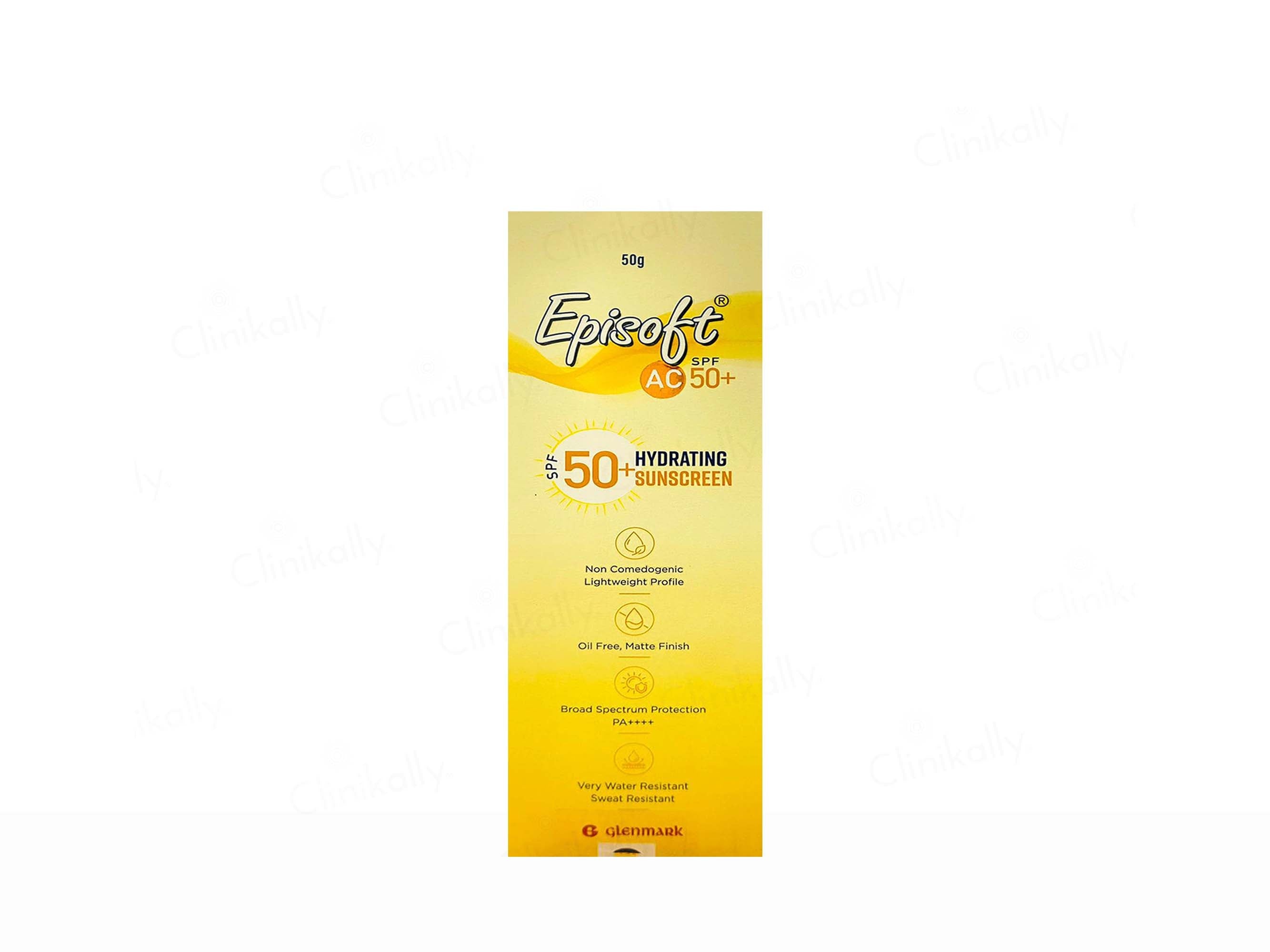 Episoft AC SPF 50+ Hydrating Sunscreen