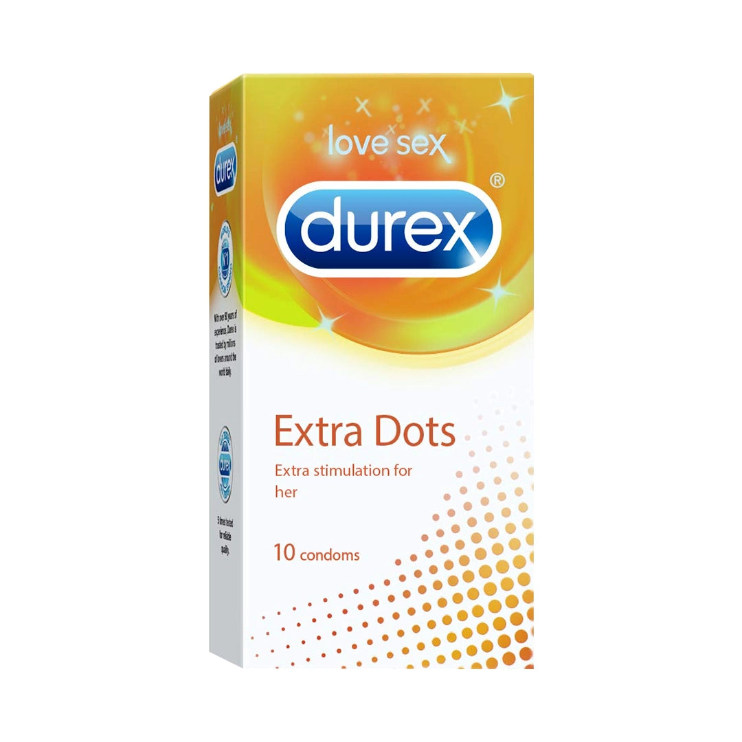 Durex Extra Dots - 10 Condoms