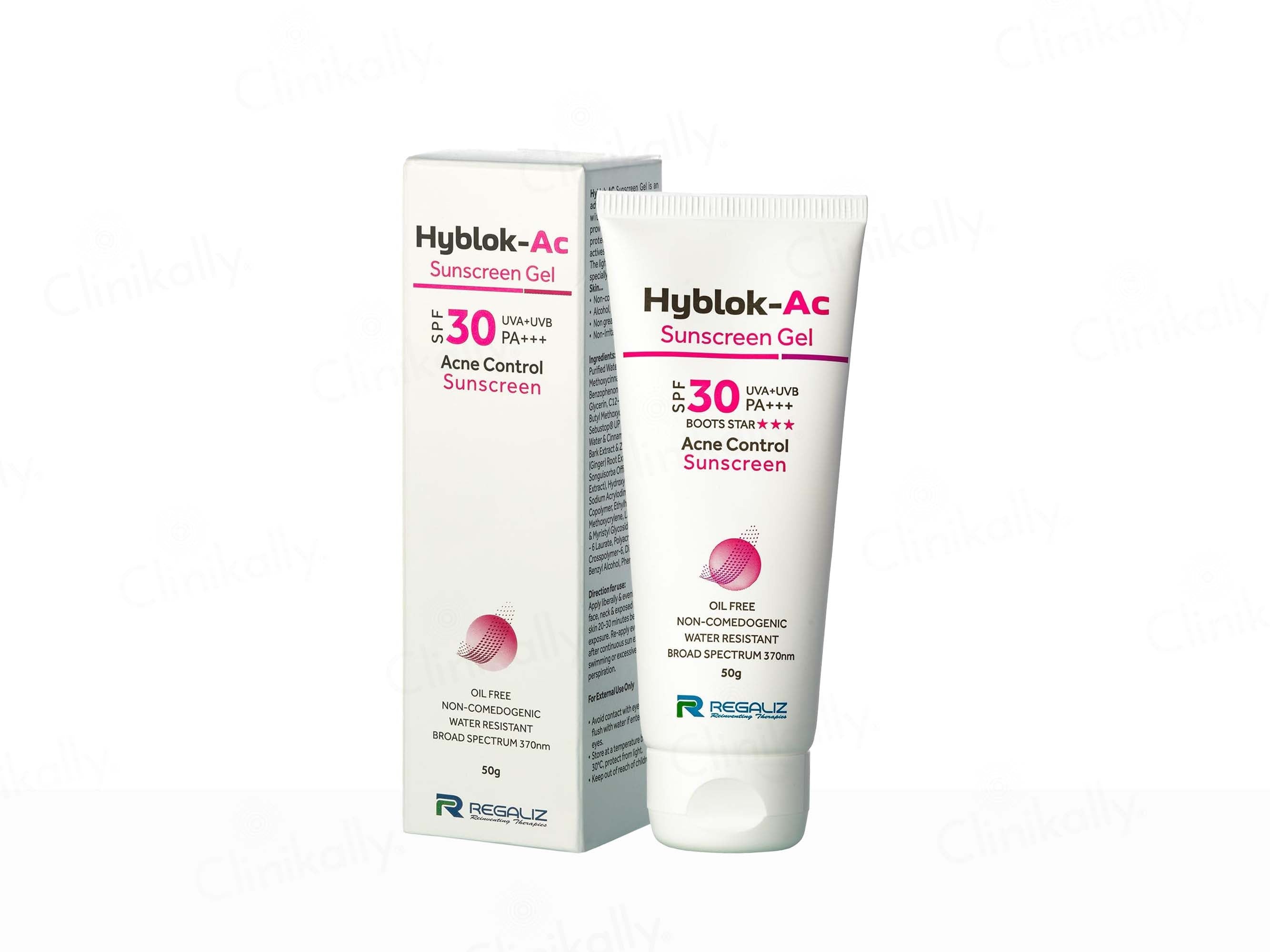 Hyblok-AC Acne Control Sunscreen Gel SPF 30 PA+++