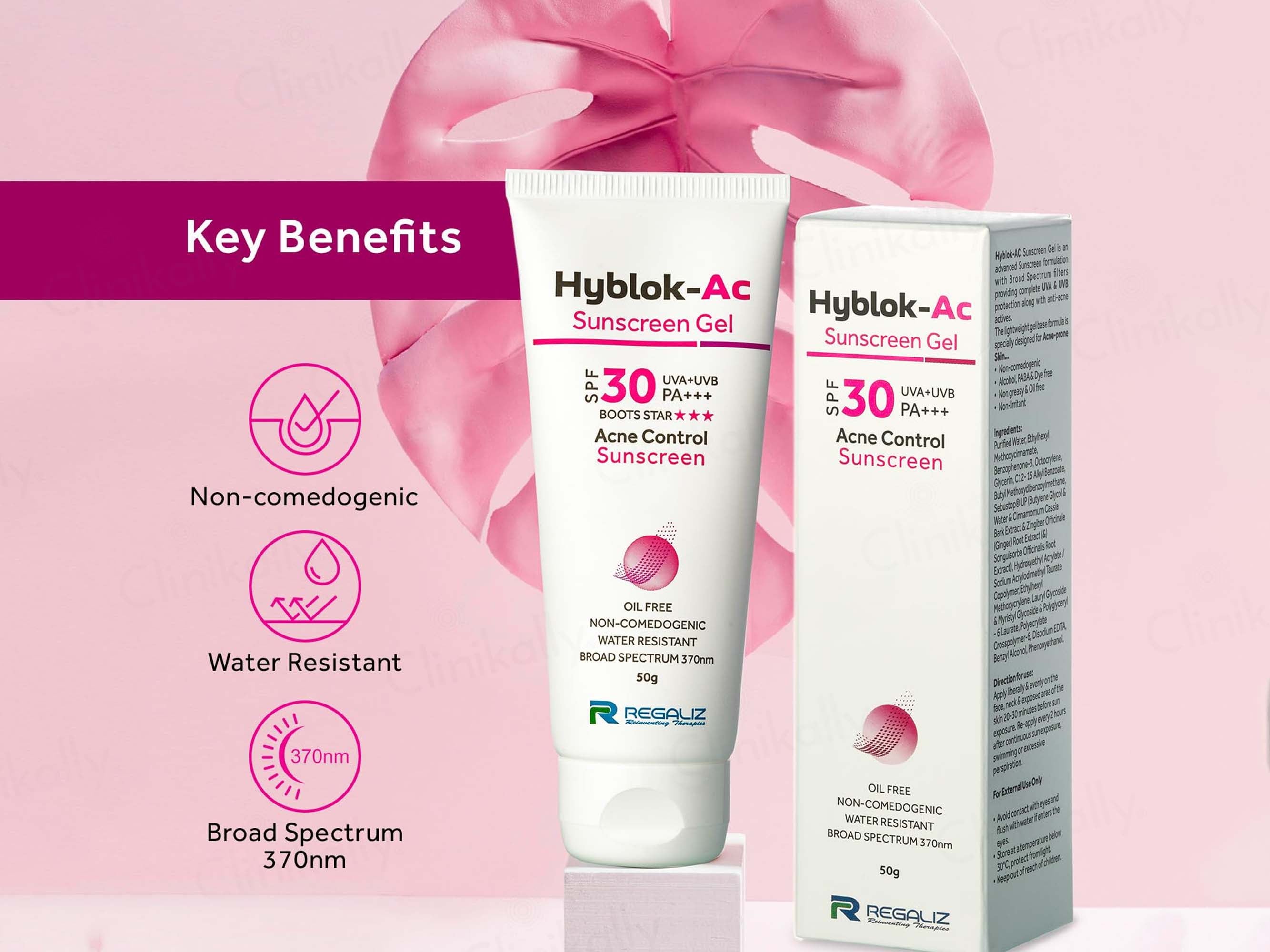 Hyblok-AC Acne Control Sunscreen Gel SPF 30 PA+++