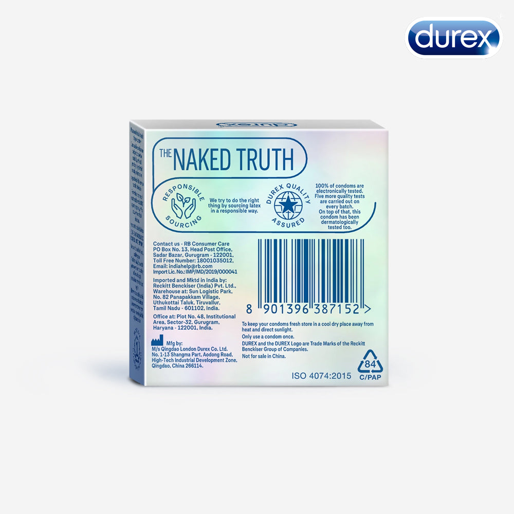 Durex Invisible - 3 Condoms