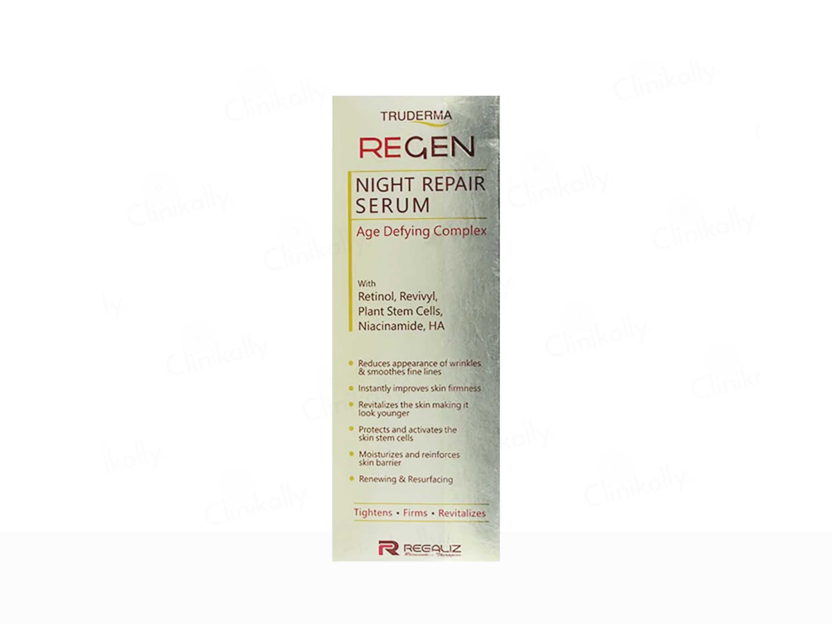 Regaliz Truderma Regen Night Repair Serum