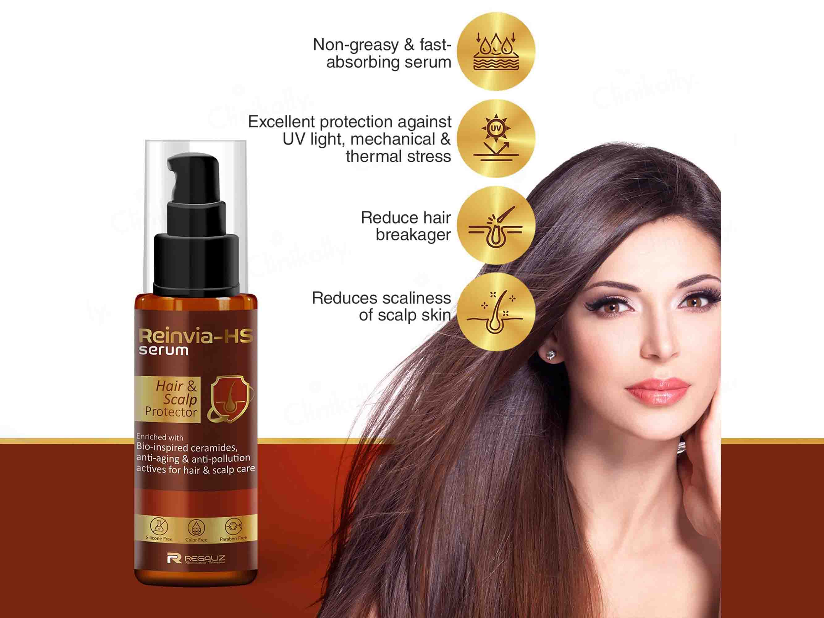 Reinvia-HS Hair & Scalp Protector Serum