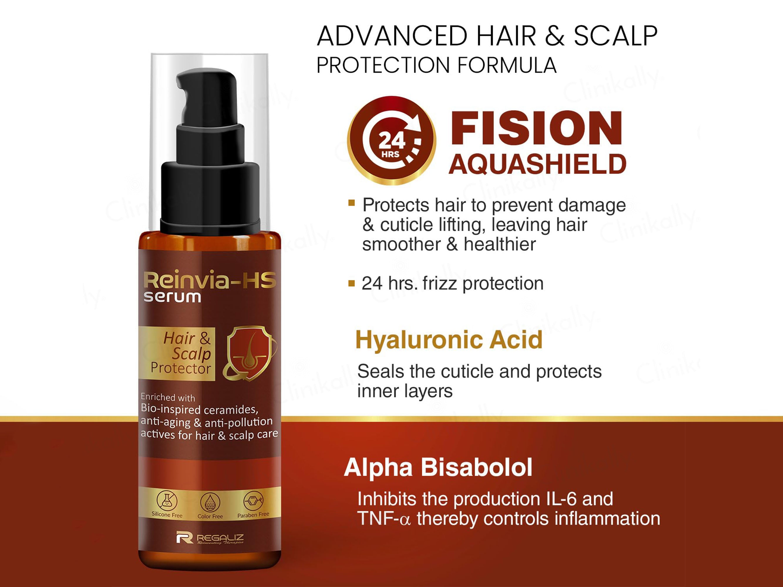 Reinvia-HS Hair & Scalp Protector Serum