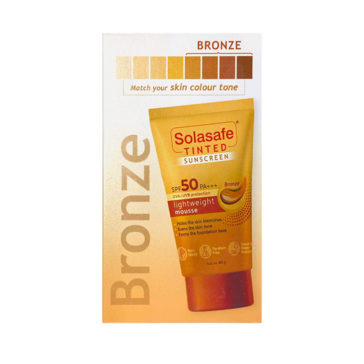 Regaliz Solasafe Tinted Sunscreen SPF 50 Bronze