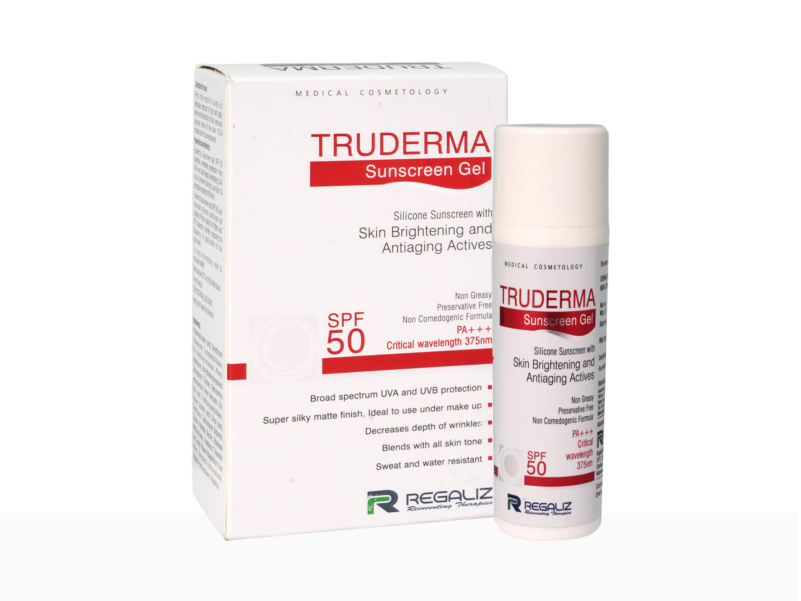 Regaliz Truderma SPF 50 Silicone Sunscreen Gel PA+++