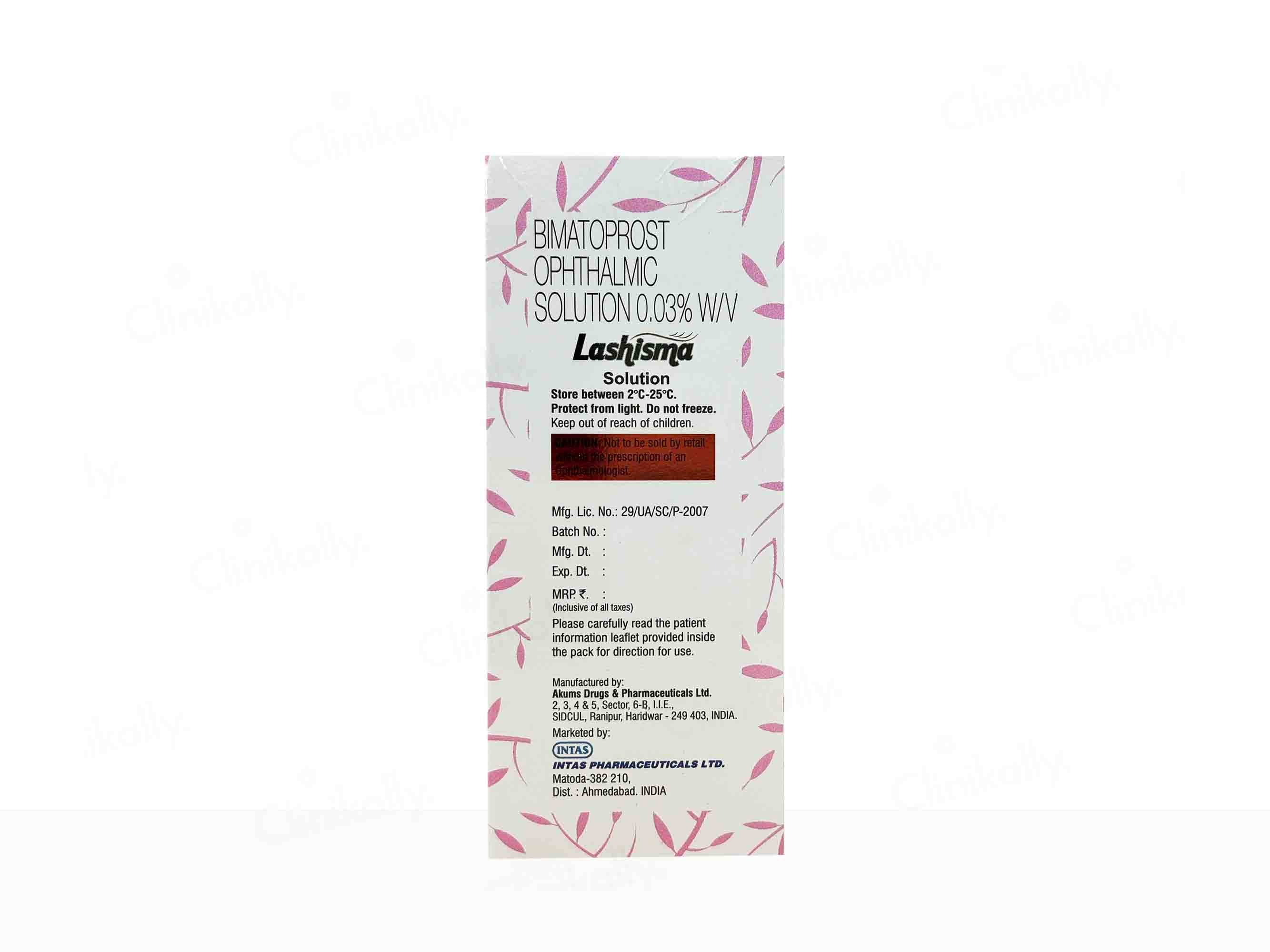 Lashisma Solution (3ml Each)