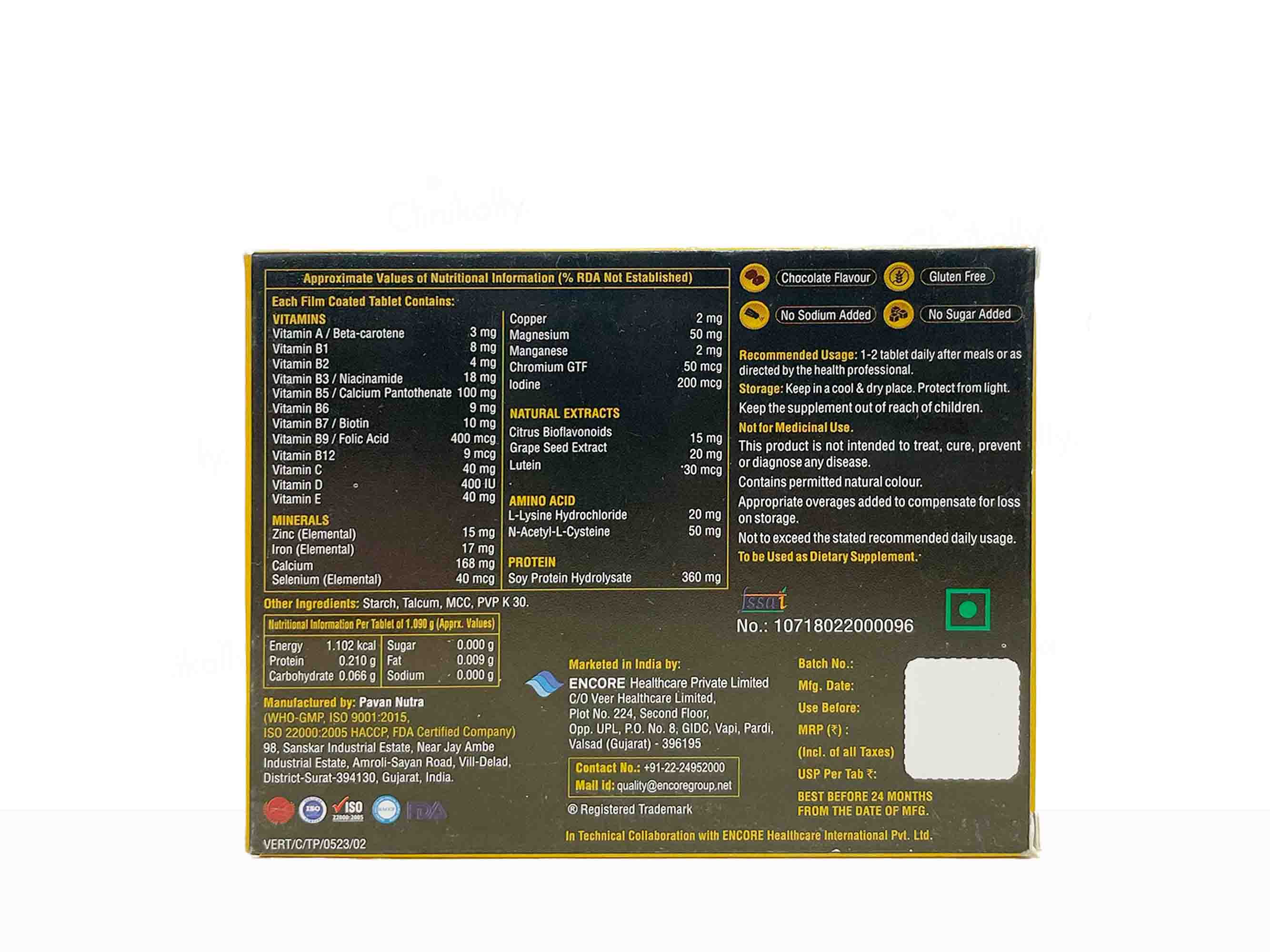 Verilich Hair Growth Tablets
