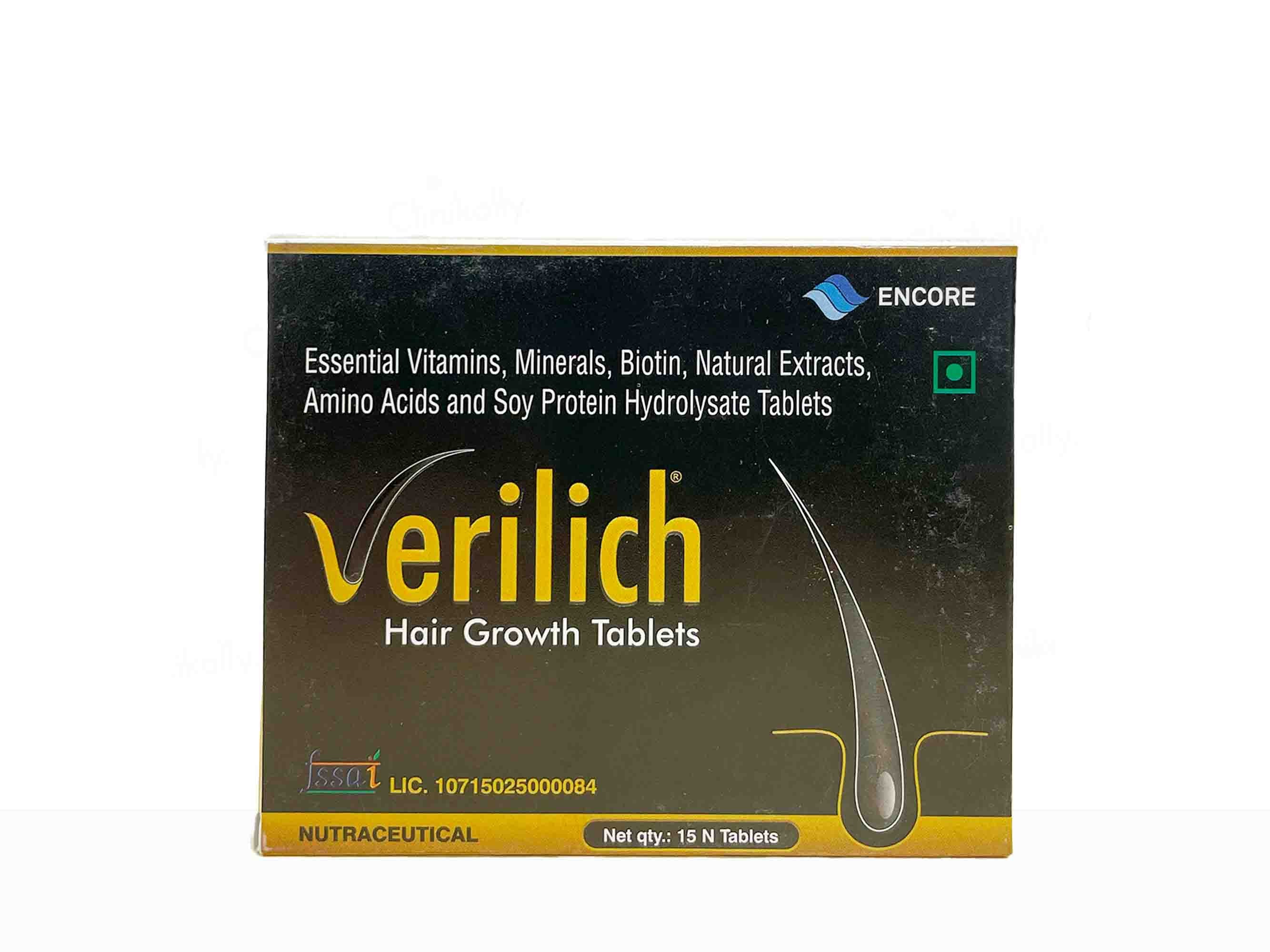 Verilich Hair Growth Tablets