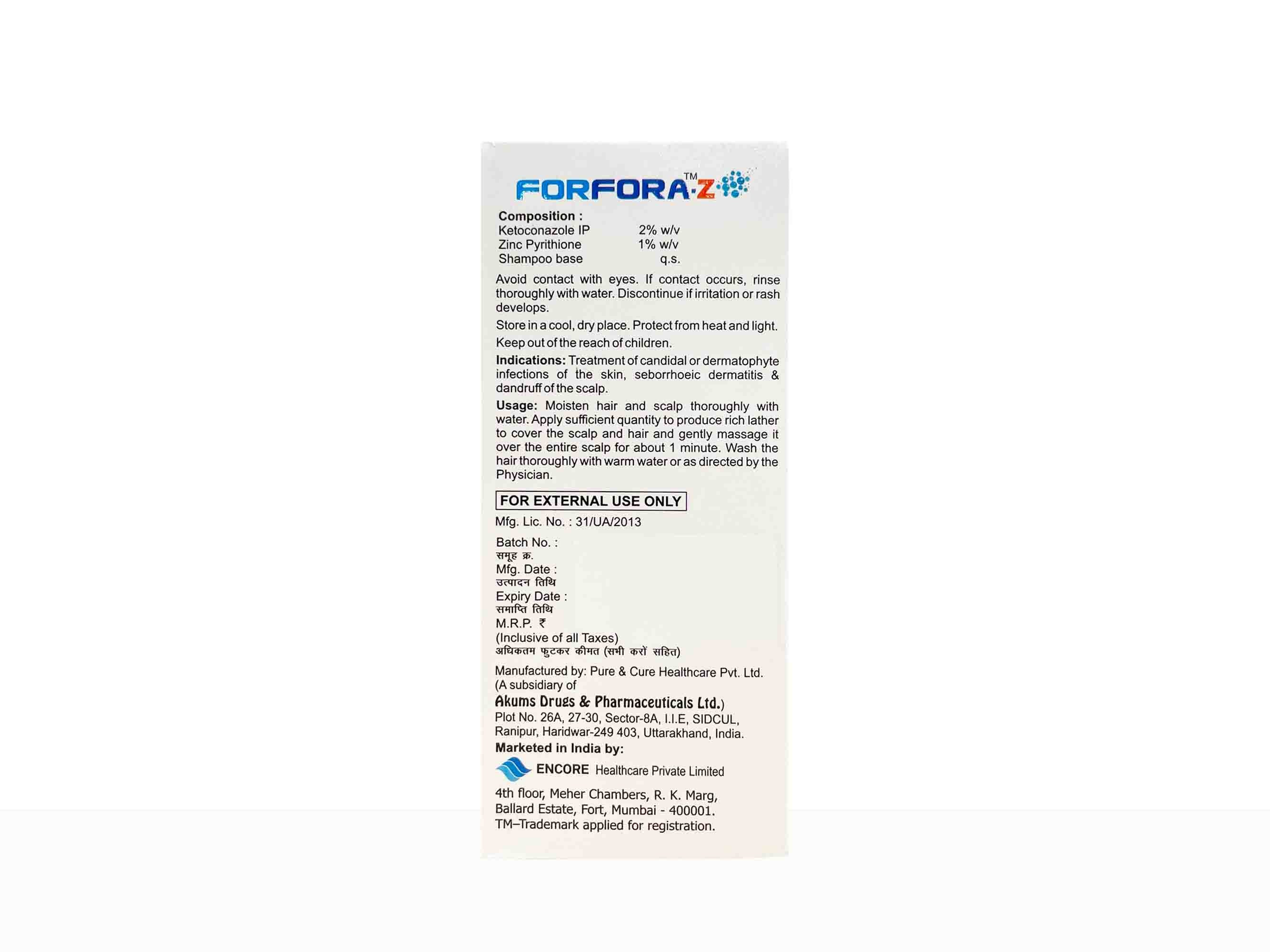 Forfora-Z Shampoo