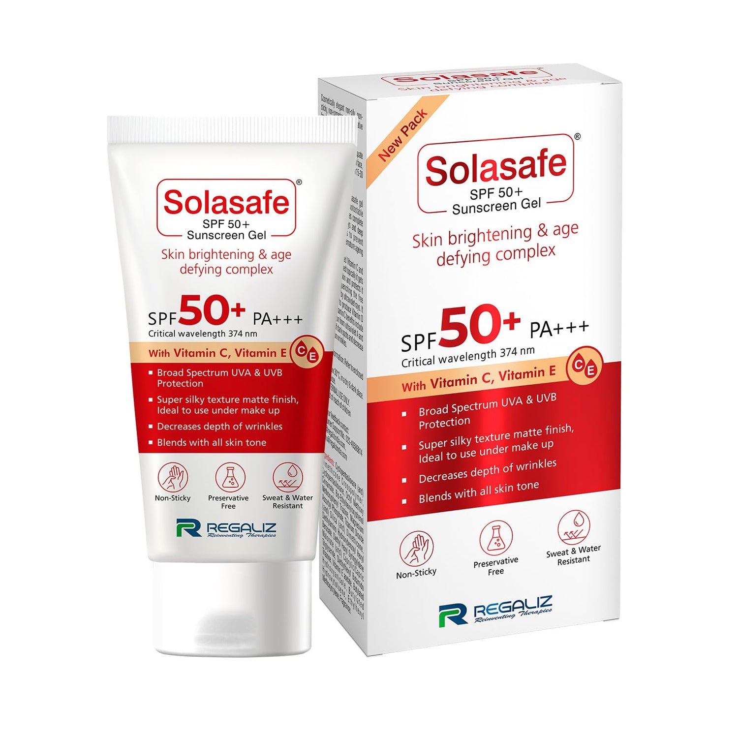 Solasafe SPF 50+ Silicone Sunscreen Gel